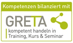 Siegel: GRETA-Kompetenzbilanz